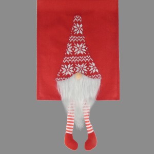 Christmas Gonk Table Runner 1.7m Red/White (Candy Cane)