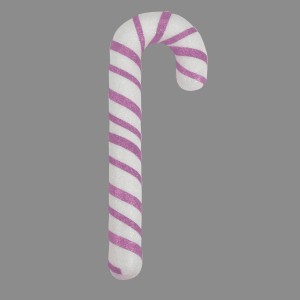 Christmas Pink Foam Candy Cane 24cm