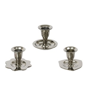 Christmas Silver Candle Holder - Assorted