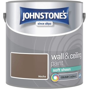 Johnstones Vinyl Emulsion Paint 2.5L Mocha Soft Sheen