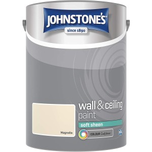 Johnstones Vinyl Emulsion Paint 5L  Magnolia Soft Sheen