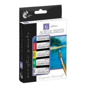 Chiltern Arts Acrylic Paints (6 Pack)