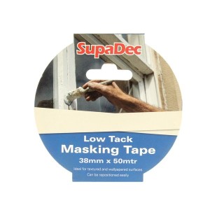 Supadec Low Tack Masking Tape 38mm x 50mtr 