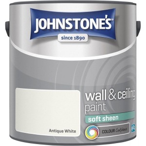 Johnstones Emulsion Paint 2.5L Antique White Soft Sheen