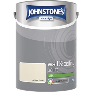 Johnstones Vinyl Emulsion Paint 2.5L Antique Cream Silk