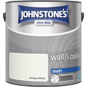 Johnstones Emulsion Paint 2.5L Antique White Matt