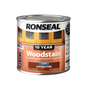 Ronseal 10 Year Woodstain Antique Pine Satin 750ml
