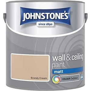 Johnstones Vinyl Emulsion Paint 2.5L Brandy Cream Matt