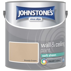 Johnstones Vinyl Emulsion Paint 2.5L Brandy Cream Soft Sheen