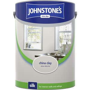 Johnstones Vinyl Emulsion Paint 5L China Clay Silk