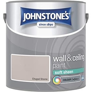 Johnstones Vinyl Emulsion Paint 2.5L Chapel Stone Soft Sheen