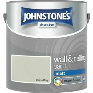 Johnstones Vinyl Emulsion Paint 2.5L China Clay (Matt)