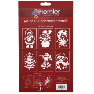 Christmas Stencil Sheets (12 Pack)