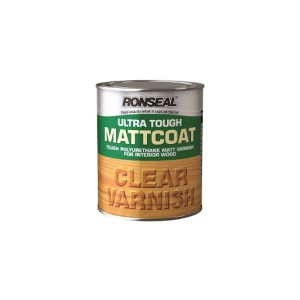 Ronseal Ultra Tough Matt Coat Varnish 250ml Clear