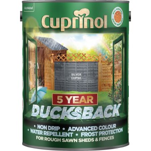 Cuprinol 5 Year Ducksback 5L Silver Copse