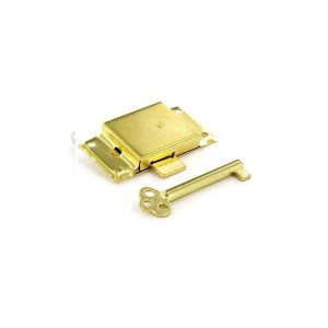 Securit S1672 Brass Plated Cupboard Lock 63mm