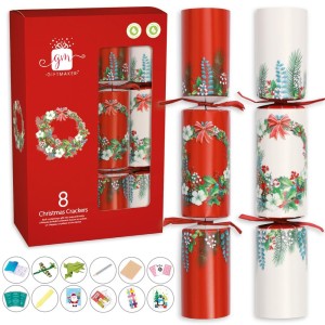 Traditional Christmas Crackers (8 Pack)