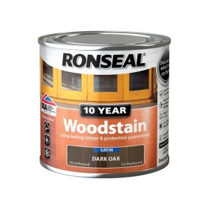 Ronseal 10 Year Woodstain Dark Oak Satin 750ml