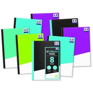 A7 Memo Note Pads (8 Pack)