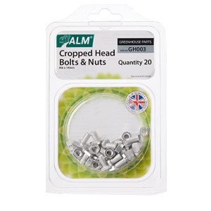 ALM Cropped Head Bolts & Nuts (20 Pack)