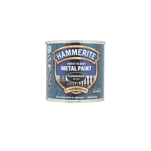 Hammerite Metal Paint 250ml Hammered Black