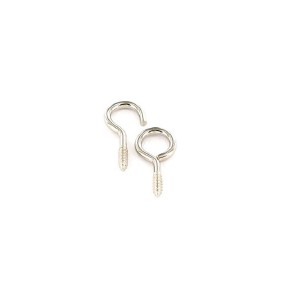 Securit S6420 Curtain Wire Hook & Eyes (12 Pack)
