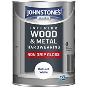 Johnstones Non Drip Gloss Paint 750ml Black