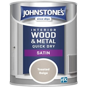 Johnstones Quick Dry Paint 750ml Toasted Beige Satin
