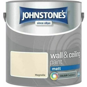 Johnstones Vinyl Emulsion Paint 2.5L Magnolia (Matt)