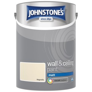 Johnstones Vinyl Emulsion Paint 5L Magnolia Matt