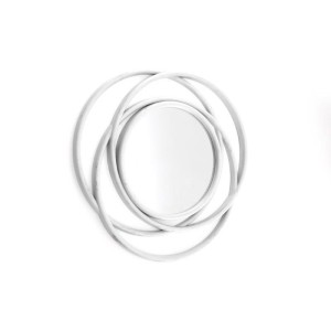 Round Mirror 50cm White