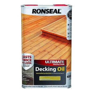 Ronseal Ultimate Decking Oil 5L Natural Pine