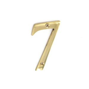Securit S2507 75mm Numeral No.7 (Brass)