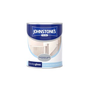 Johnstones Non Drip Gloss Paint 750ml Manhattan Grey