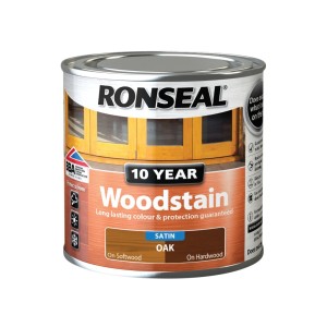 Ronseal 10 Year Woodstain Oak Satin 750ml