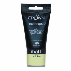Crown Testerpot Matt Soft Lime Emulsion 40ml