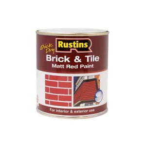 Rustins Brick/Tile Paint 500ml Red Matt
