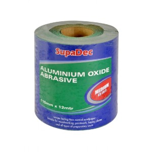 Supadec Medium 80 Grit Aluminium Oxide Roll 12m