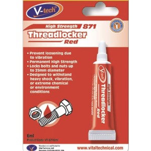 V-Tech Threadlocker 6g Red