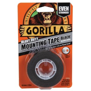 Gorilla Heavy Duty Black Mounting Tape 1.52m x 25.4mm