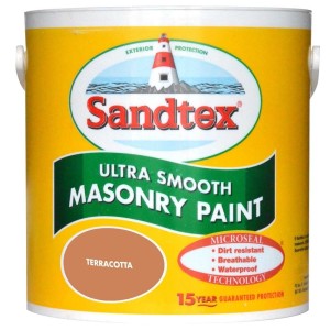 Sandtex Ultra Smooth Masonry Paint Terracotta 5L