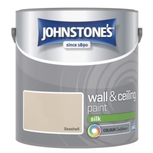 Johnstones Vinyl Emulsion Paint 2.5L Seashell Silk