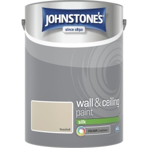 Johnstones Vinyl Emulsion Paint 5L Sea Shell (Silk)