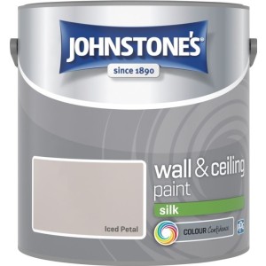 Johnstones Vinyl Emulsion Paint 2.5L Iced Petal Silk