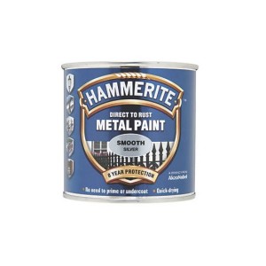 Hammerite Metal Paint 250ml Smooth Silver