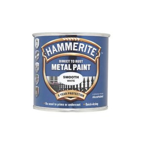 Hammerite Metal Paint 250ml Smooth White