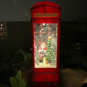 Christmas Snow Swirl Phone Box