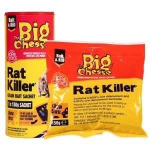 The Big Cheese Rat Killer Grain Bait Sachet STV224