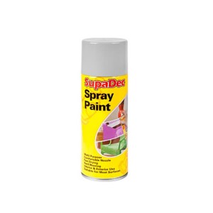 Supadec Spray Paint 400ml Grey Gloss