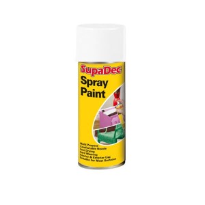 Supadec Spray Paint 400ml White Gloss
